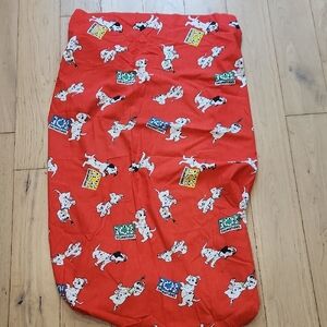 Vintage Disney Red 101 Dalmatians Printed Kids Top sheet